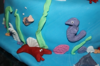 Sealife from Under The Water Cake